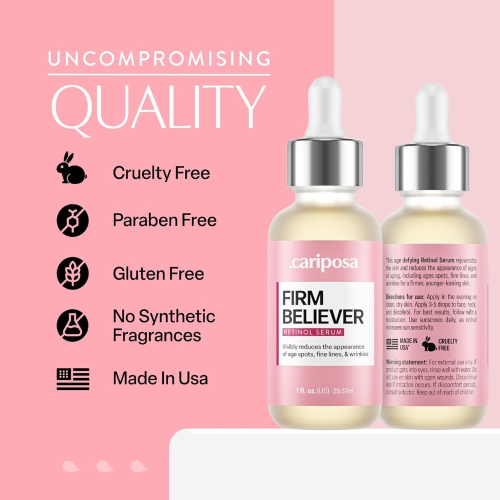 Retinol Serum for Face - for fine lines, wrinkles, dark spots - Picture 8 of 9